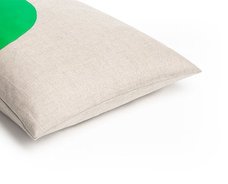 Mrs.Me home couture - Cushion Pop1 Emerald detail 2